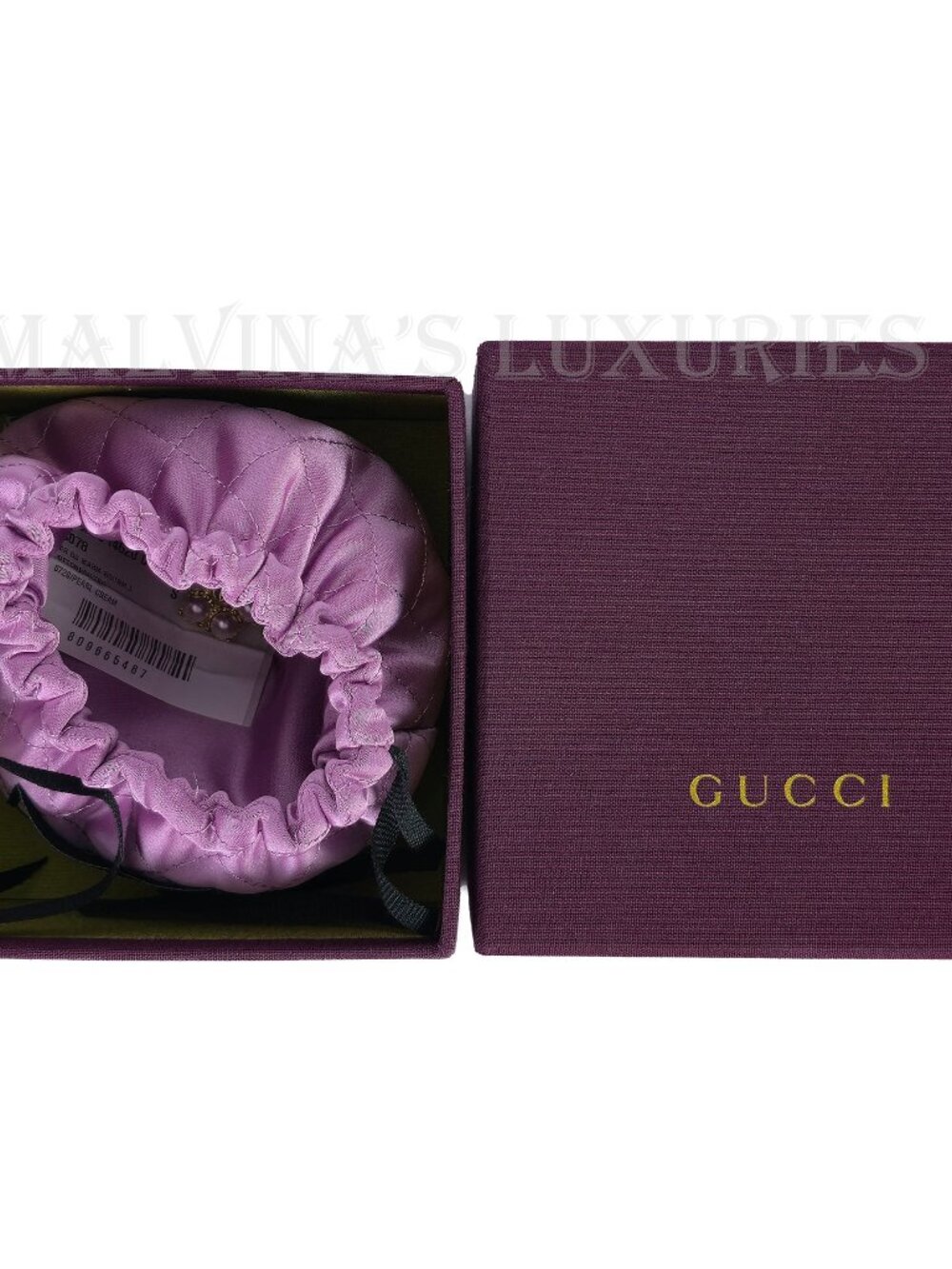 GUCCI BRACELET INTERLOCKING GG LOGO FAUX PEARL GOLD TONE CHAIN sz S SMALL - Picture 12 of 17